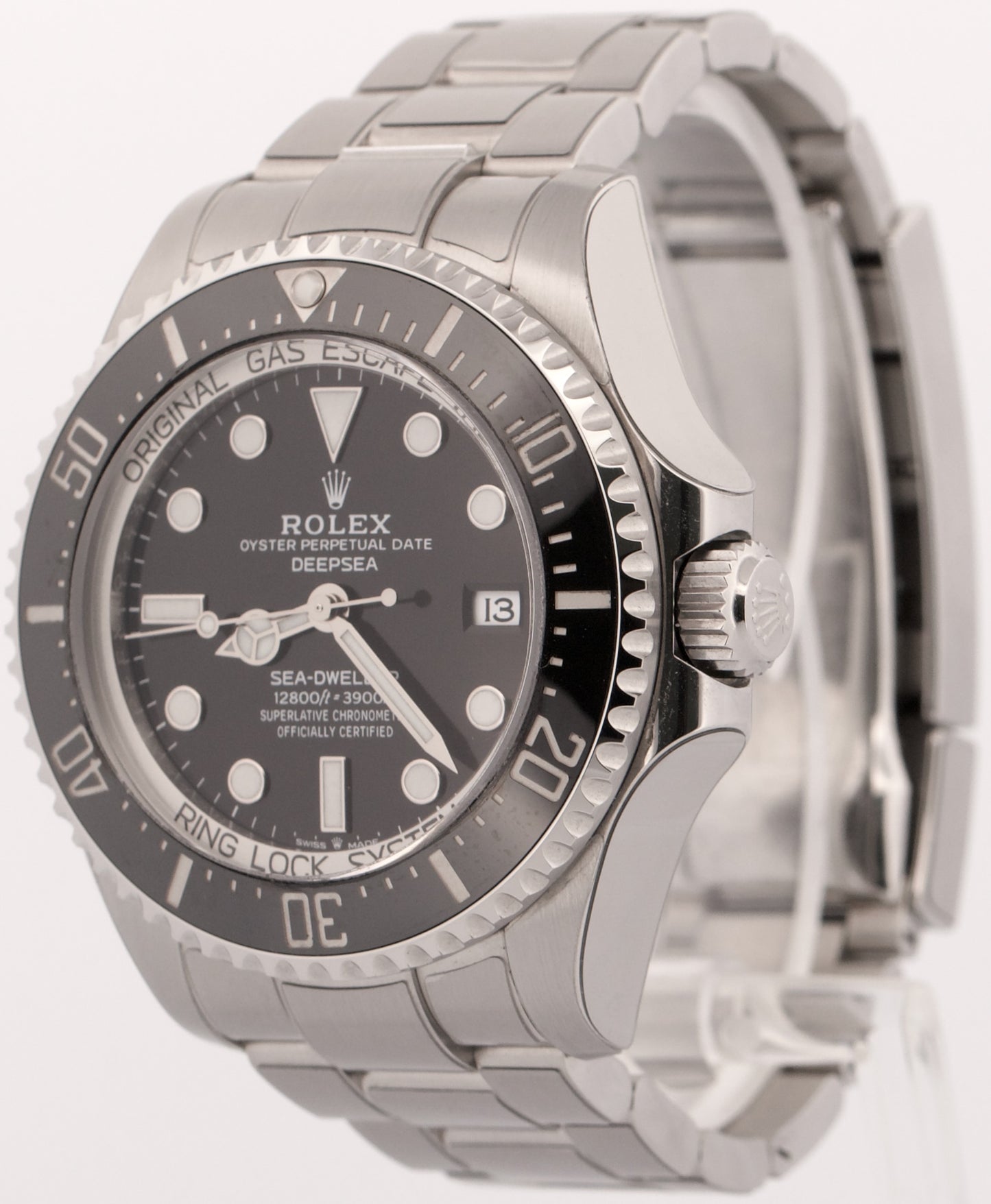 Rolex Sea-Dweller Deepsea BLACK Ceramic Stainless Steel Dive 44mm 136660 Watch
