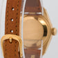 Ladies Rolex DateJust 26mm WHITE ROMAN 18K Yellow Gold Fluted Leather 6917 Watch