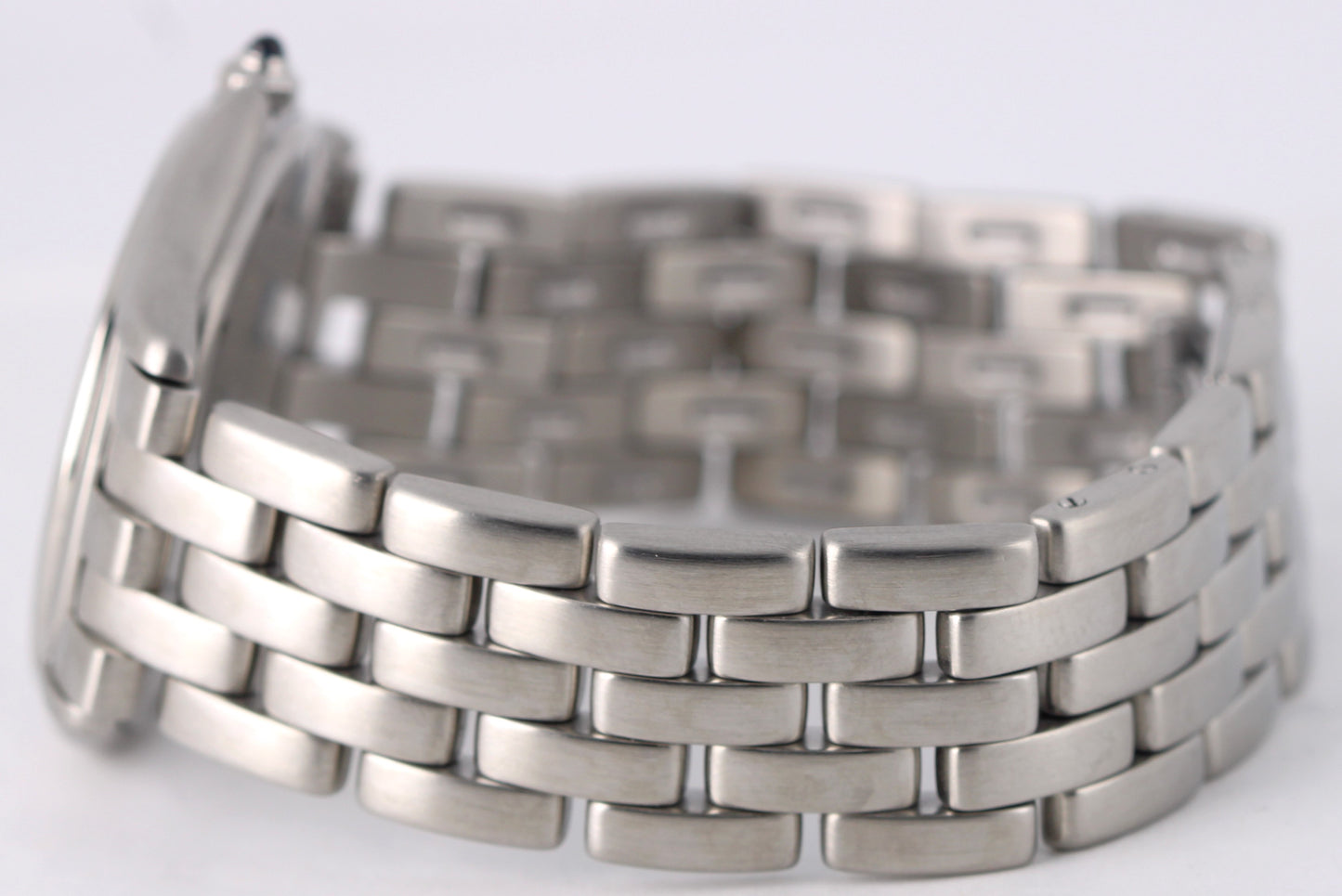 Cartier Panthere Cougar Steel Ivory Roman Numeral 33mm Quartz 987904 Watch