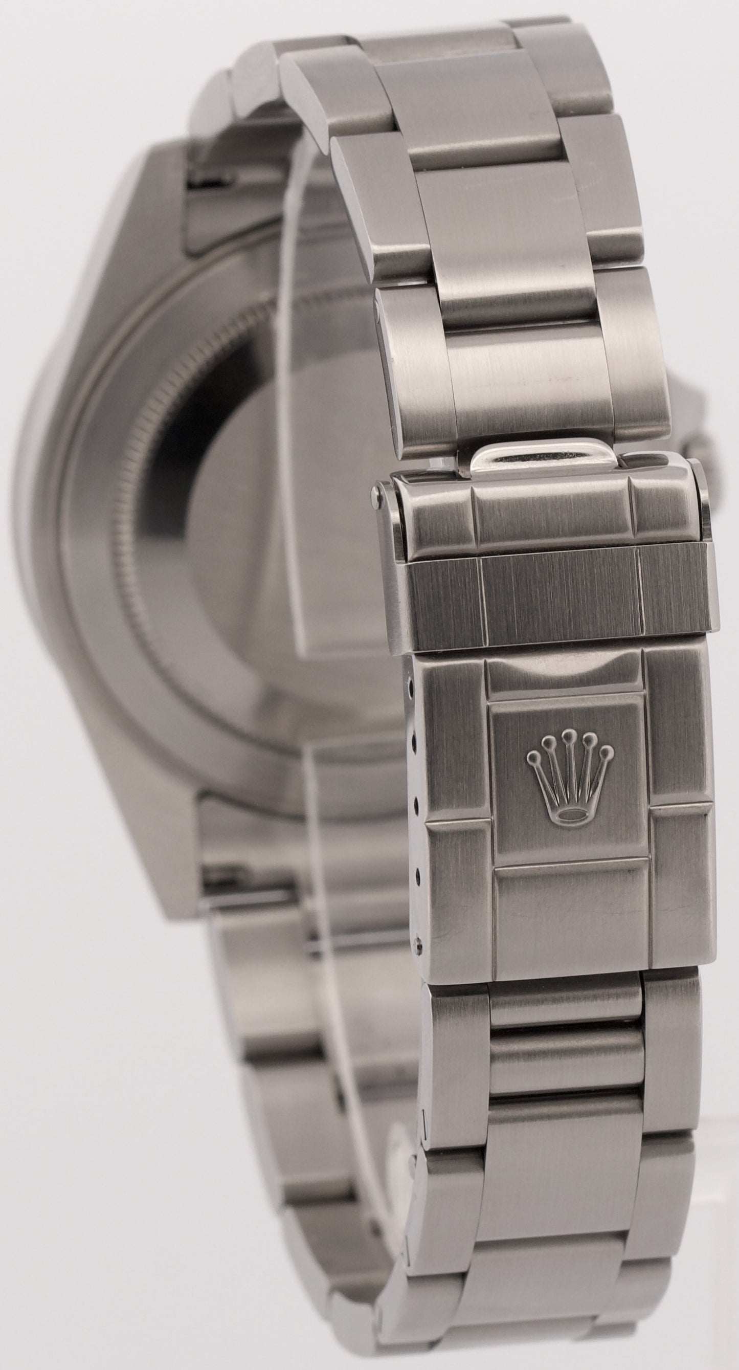 Rolex Explorer II BLACK Stainless Steel Red 40mm Rehaut NO-HOLES 16570 Watch