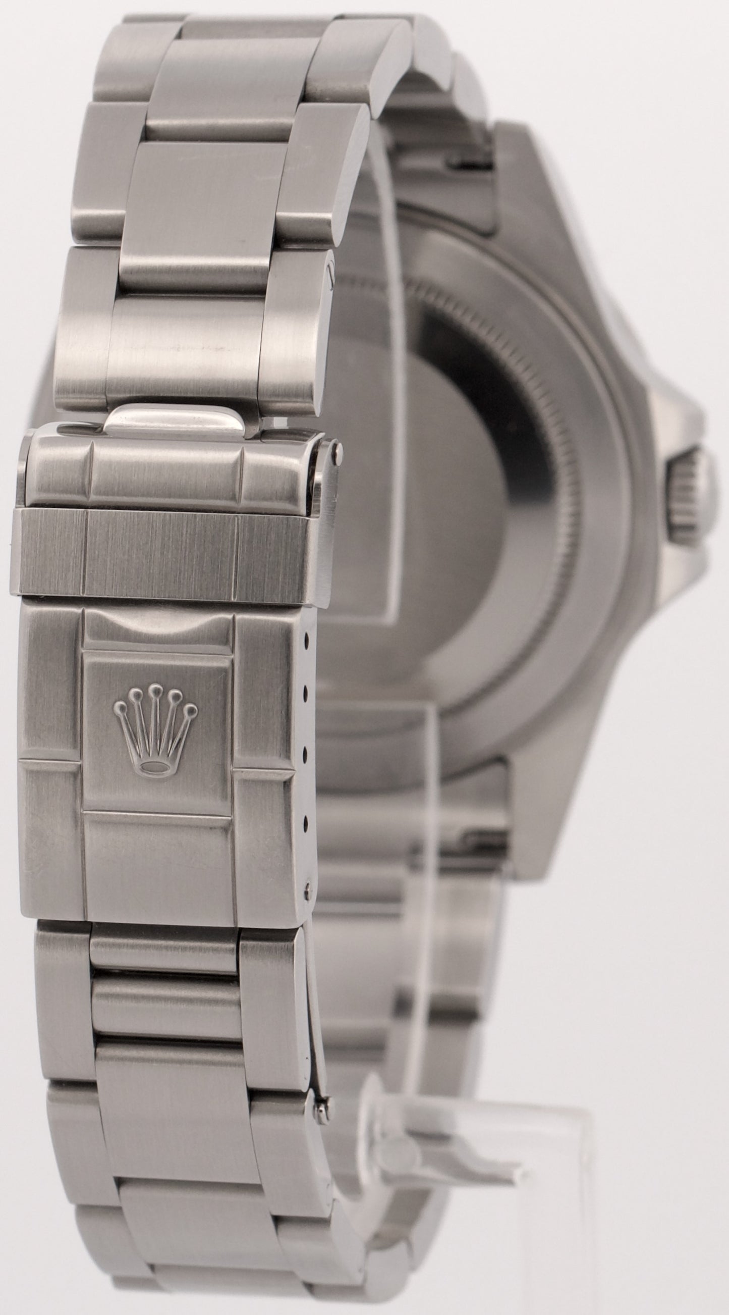 Rolex Explorer II BLACK Stainless Steel Red 40mm Rehaut NO-HOLES 16570 Watch