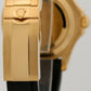 Rolex Yacht-Master BLACK 18K Yellow Gold Oysterflex Rubber 42mm Watch 226658 BOX