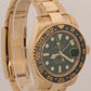 2016 PAPERS Rolex GMT-Master II GREEN Black 18K Yellow Gold 40mm 116718 LN BOX