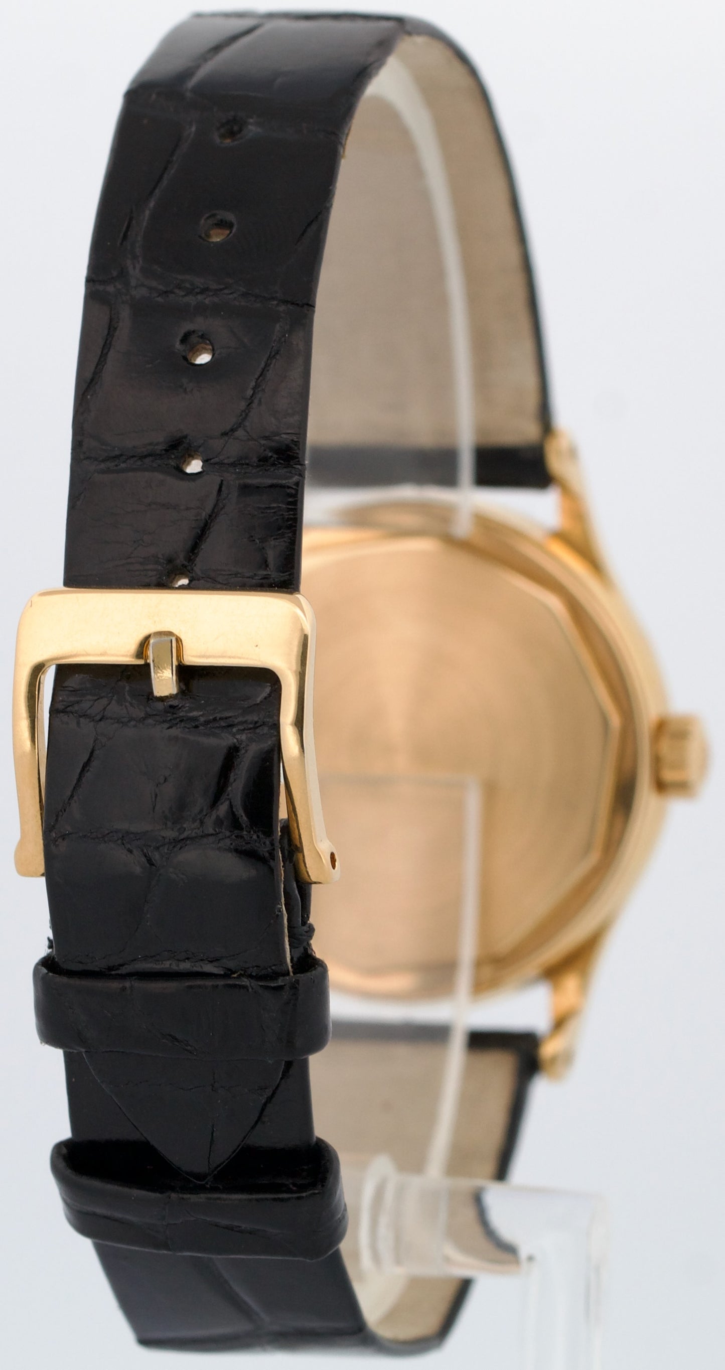 VINTAGE Patek Philippe Calatrava 2451 SILVER 18K Yellow Gold Manual 31mm Watch