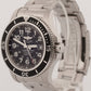 2019 PAPERS Breitling SuperOcean II 44 BLACK Stainless Steel 44mm A17392 BOX