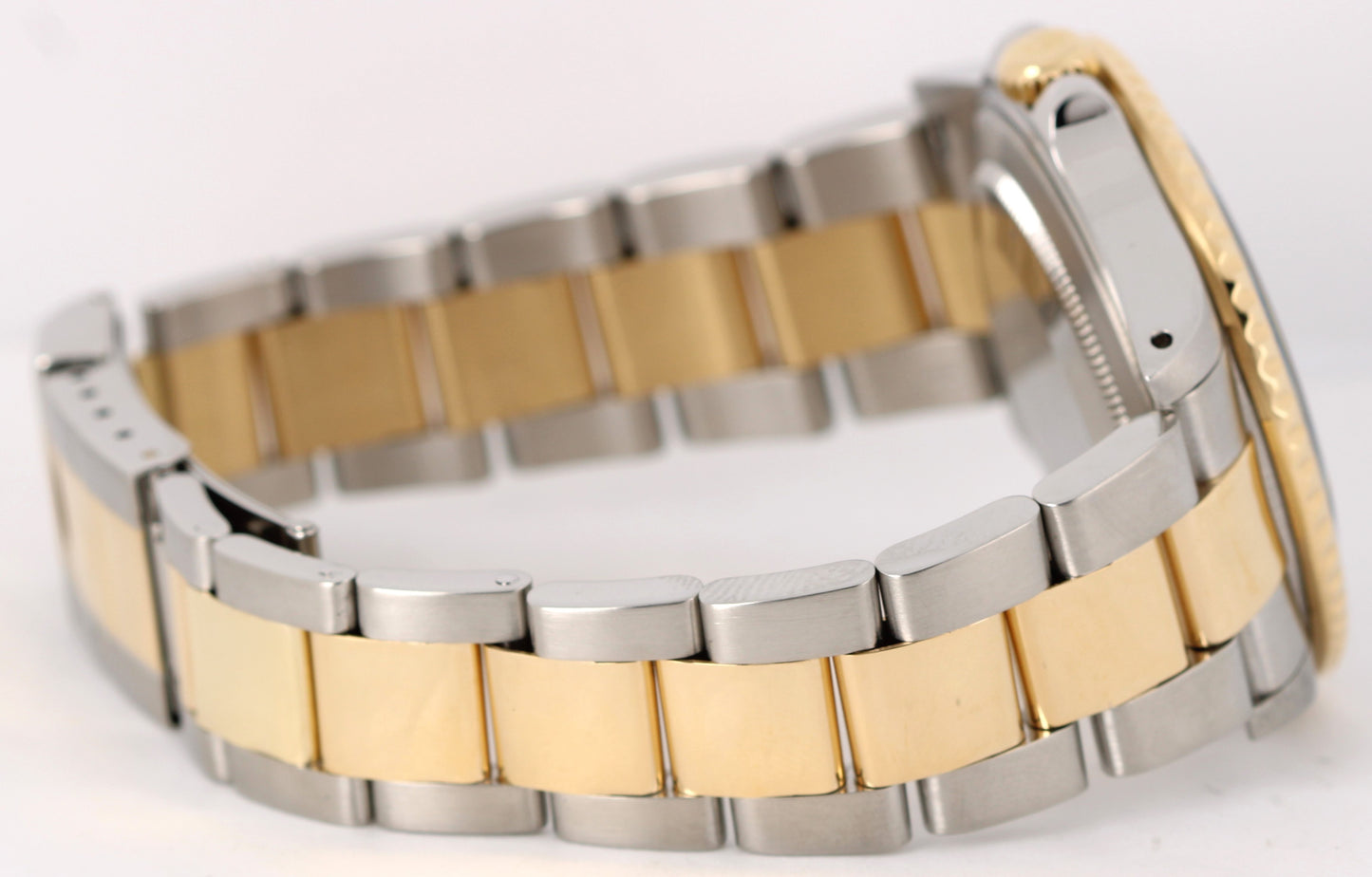 Rolex GMT-Master II 40mm Two-Tone 18K Yellow Gold Steel Black 16713 Watch