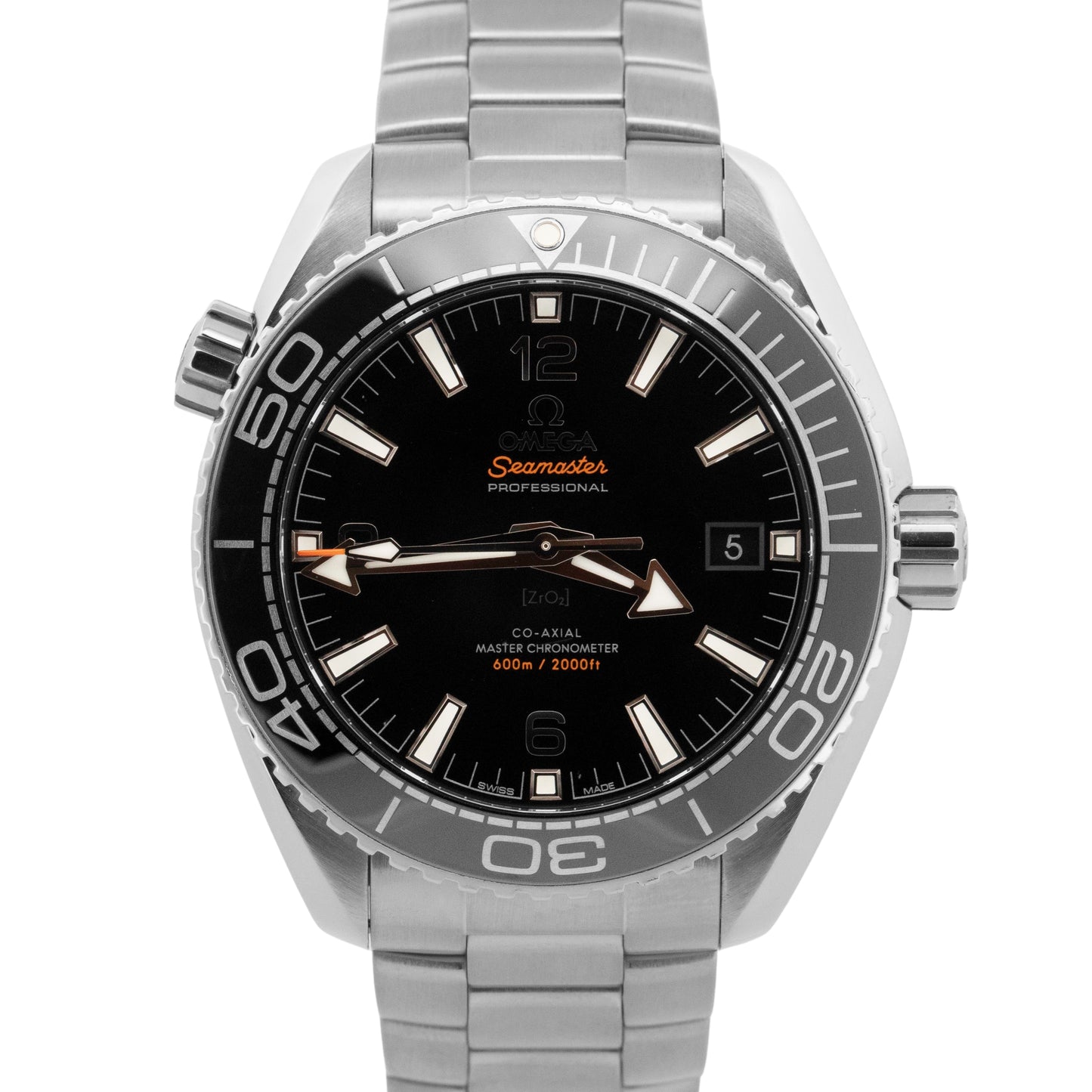 Omega Seamaster Planet Ocean 600M PAPERS Steel 43mm 215.30.44.21.01.001 BOX