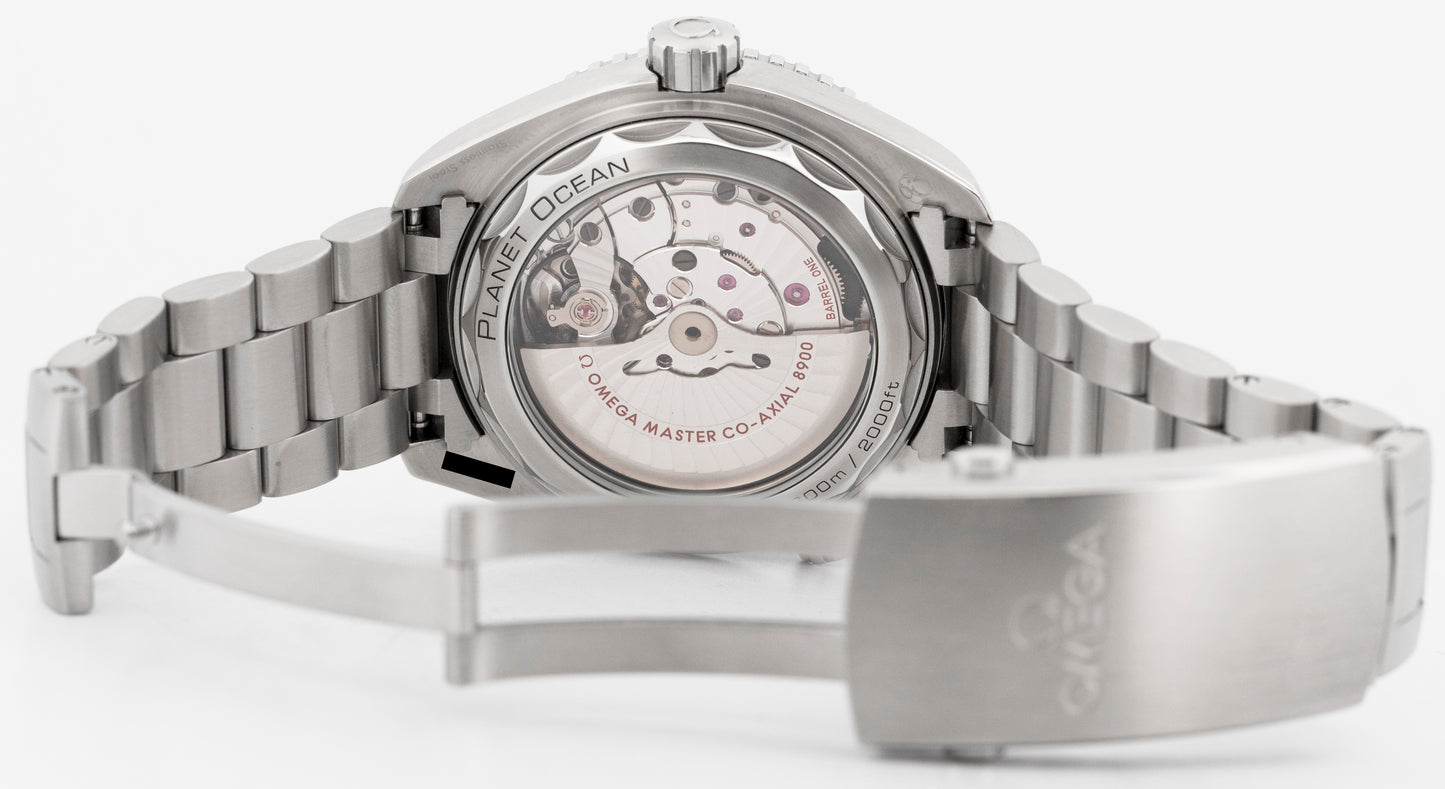 Omega Seamaster Planet Ocean 600M PAPERS Steel 43mm 215.30.44.21.01.001 BOX