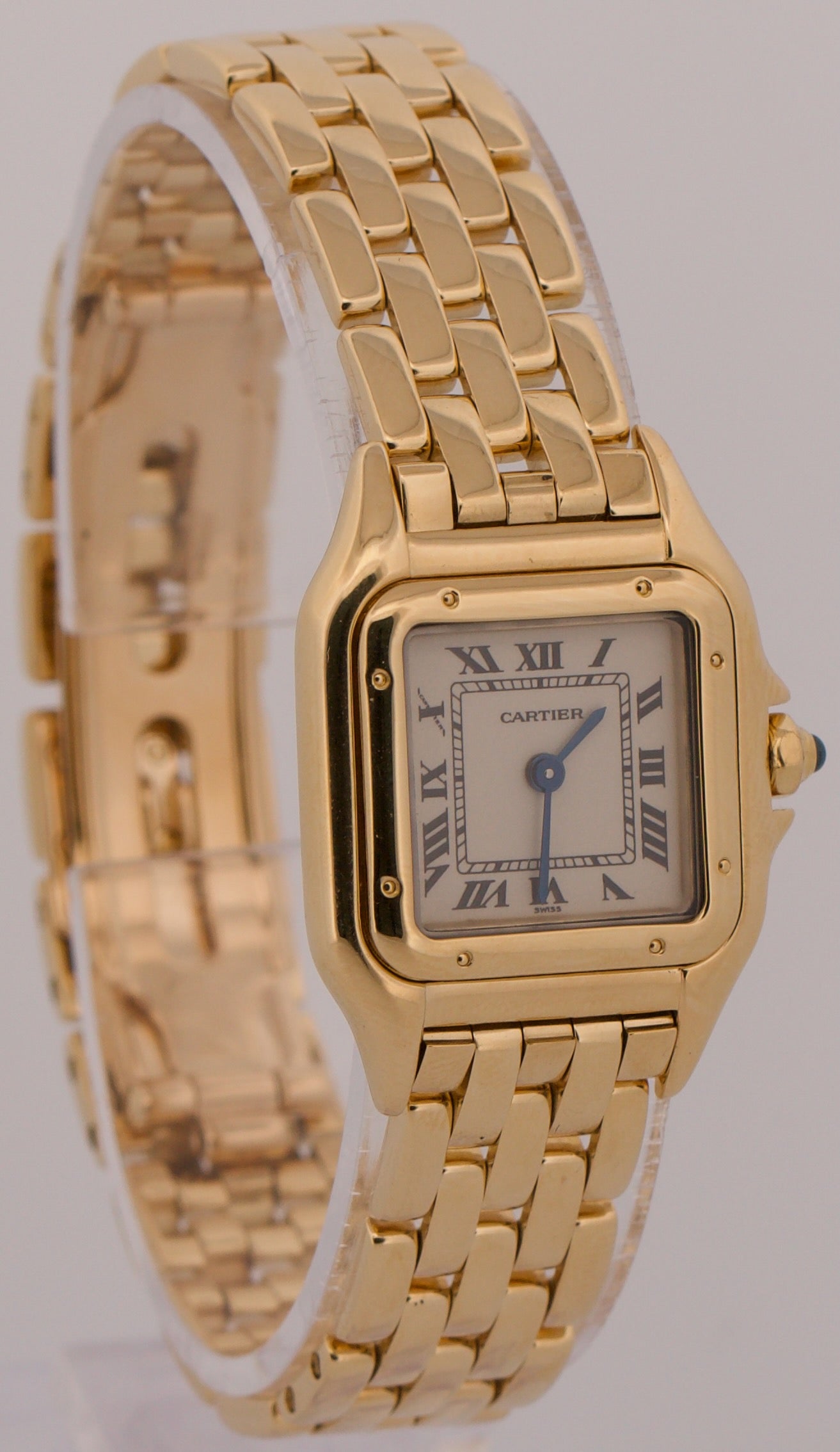 Ladies Cartier Panthere 22mm IVORY 18K Yellow Gold Quartz 8057917