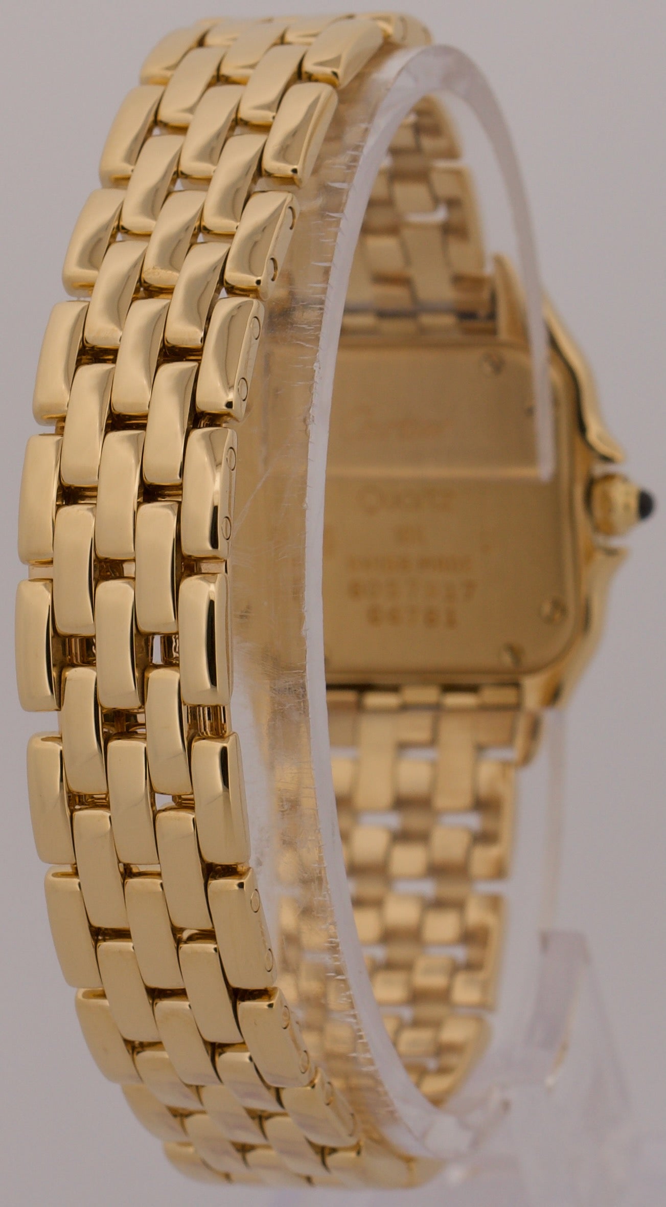 Ladies Cartier Panthere 22mm IVORY 18K Yellow Gold Quartz 8057917 W25022B9 Watch