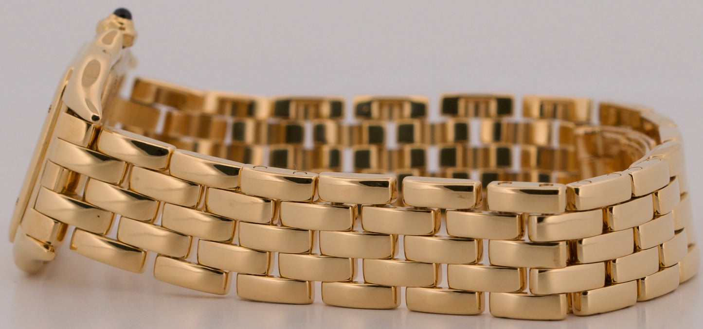 Ladies Cartier Panthere 22mm IVORY 18K Yellow Gold Quartz 8057917 W25022B9 Watch