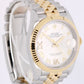 2021 PAPERS Rolex Datejust Two-Tone Gold Silver Roman DIAMOND 36mm 126233 Watch
