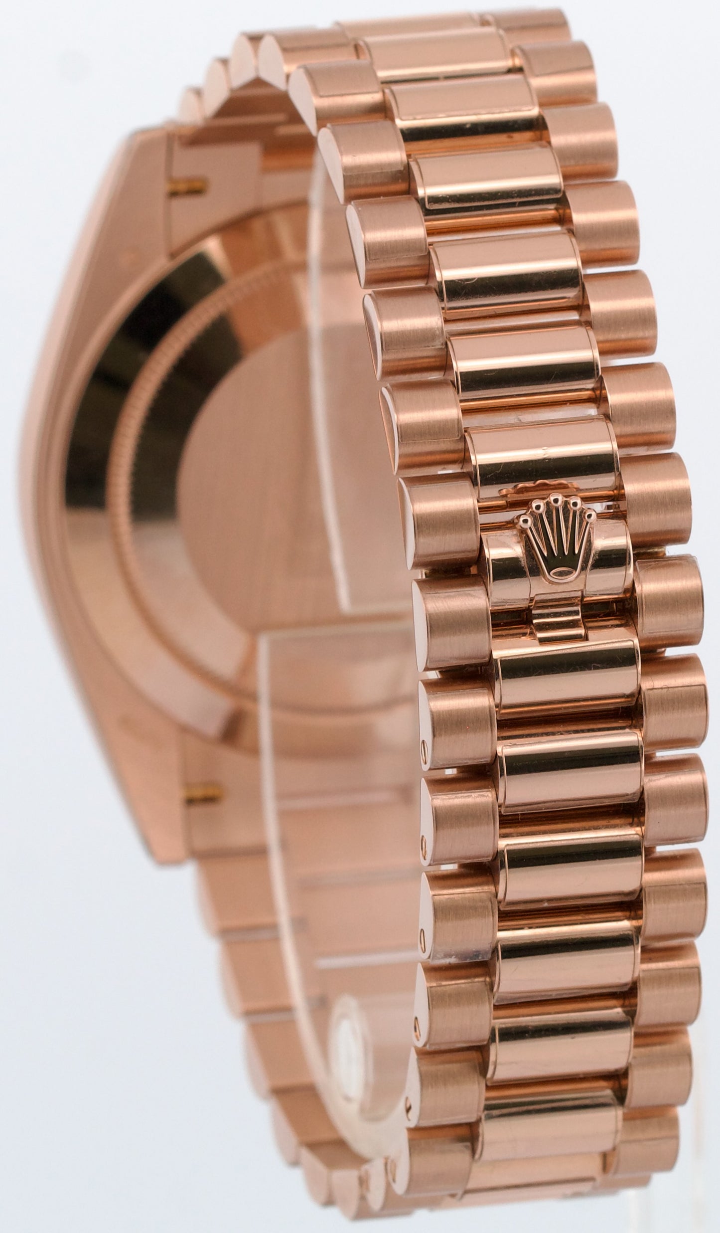 2024 PAPERS Rolex Day-Date President 40mm OLIVE GREEN 18K Rose Gold 228235 BOX