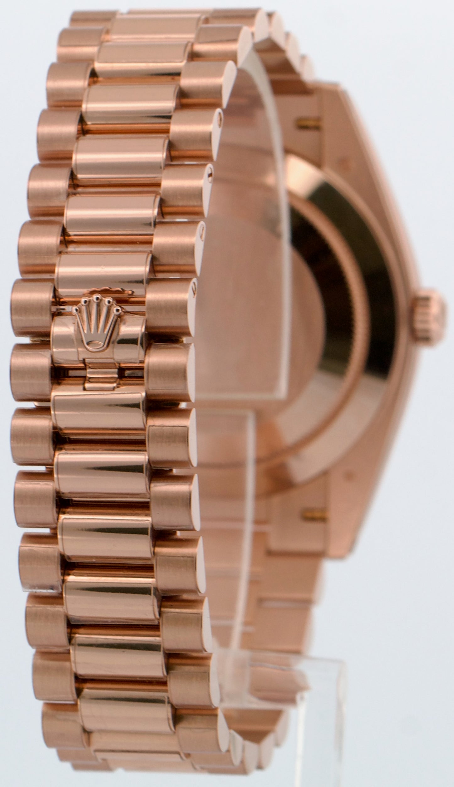 2024 PAPERS Rolex Day-Date President 40mm OLIVE GREEN 18K Rose Gold 228235 BOX