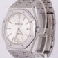 MINT Audemars Piguet Royal Oak White Steel 41mm Watch 15400ST.OO.1220ST.02