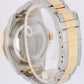 Rolex Submariner Date NO-HOLES Two-Tone 18k Gold Steel Black 40mm 16613T Watch