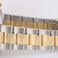 Rolex Submariner Date NO-HOLES Two-Tone 18k Gold Steel Black 40mm 16613T Watch
