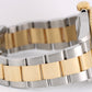 Rolex Submariner Date NO-HOLES Two-Tone 18k Gold Steel Black 40mm 16613T Watch