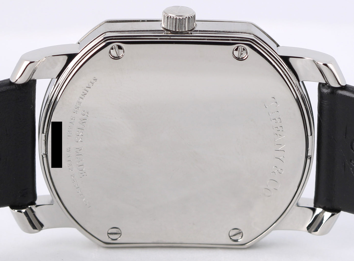 Tiffany & Co Atlas Mark Coupe Resonator Steel Silver Roman Numeral 31.5mm Watch