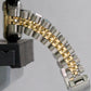 Ladies Rolex DateJust 26mm SILVER TIFFANY 18K Gold Steel JUBILEE Fluted 69173