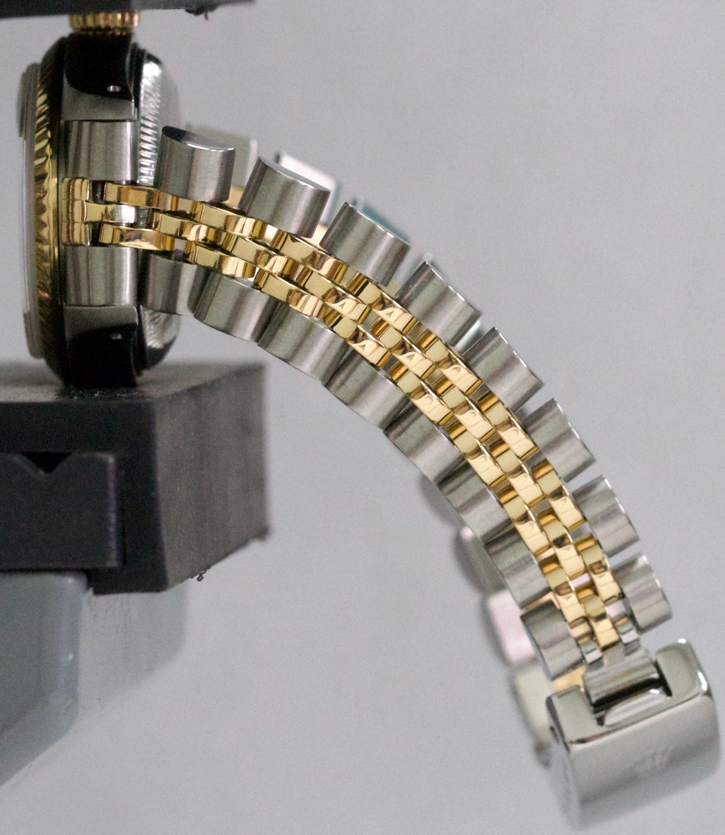Ladies Rolex DateJust 26mm SILVER TIFFANY 18K Gold Steel JUBILEE Fluted 69173