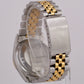 PAPERS Rolex DateJust 36mm Champagne 18K Gold Steel JUBILEE Watch 16013 B+P