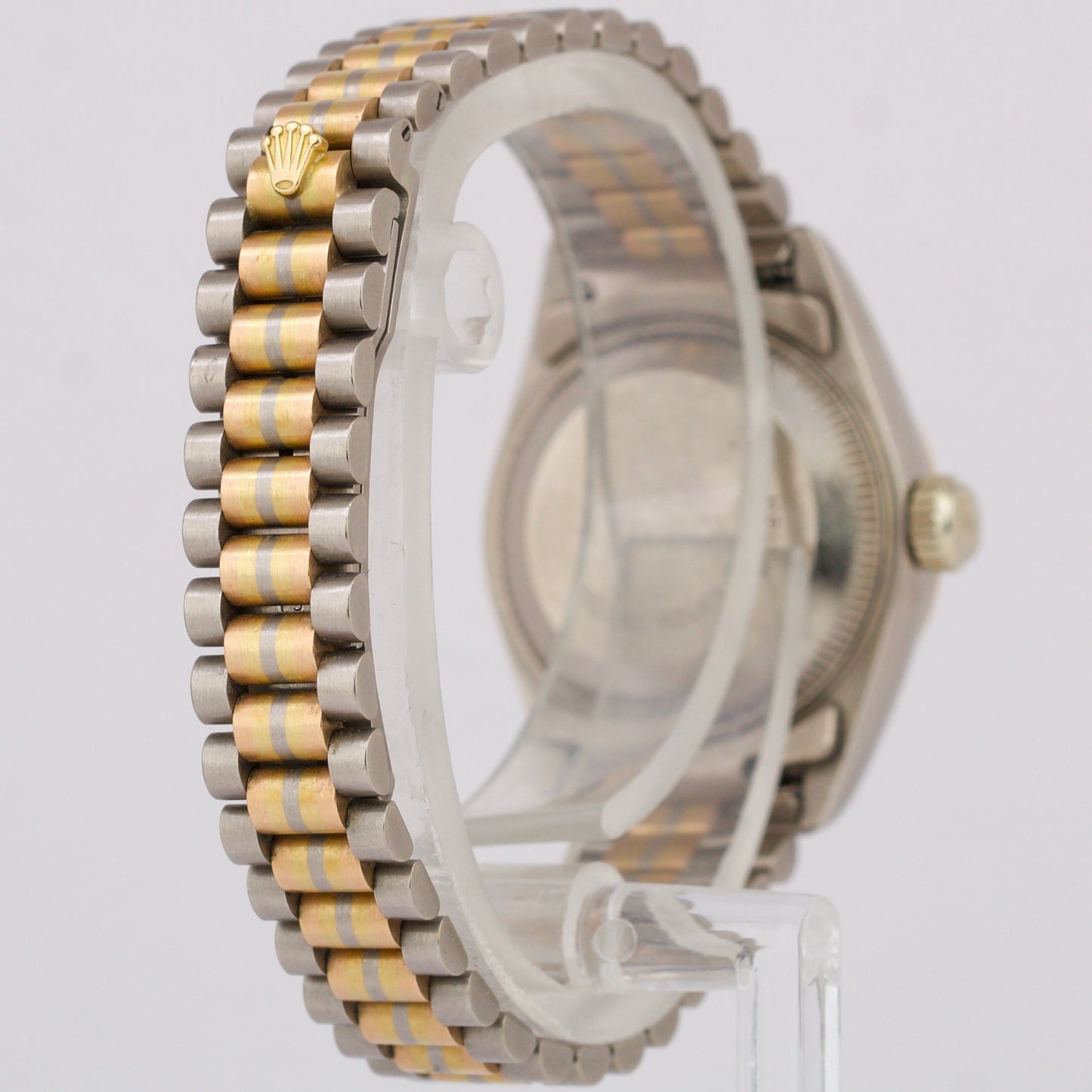 Rolex DateJust PAPERS 26mm TRIDOR President JUBILEE DIAMOND 18K Gold 69179 B+P