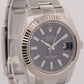 2013 PAPERS Rolex DateJust II BLUE 41mm Fluted 18K Gold Steel OYSTER 116334 BOX