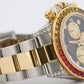 Rolex Daytona Cosmograph BLACK DIAMOND Two-Tone 18K Gold RAINBOW Steel 16523