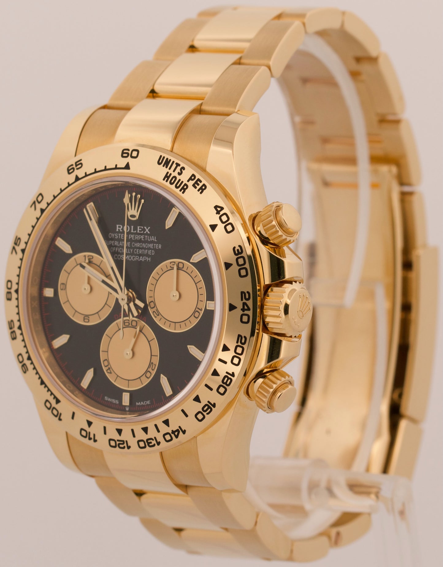 2025 PAPERS Rolex Daytona 40mm PAUL NEWMAN Black 18K Yellow Gold 126508 BOX