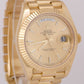 MINT 2023 PAPERS Rolex Day-Date President 40mm CHAMPAGNE 18K Gold 228238 BOX