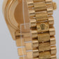 VINTAGE Rolex Day-Date President SILVER DIAMOND BARK 36mm 18K Yellow Gold 18038