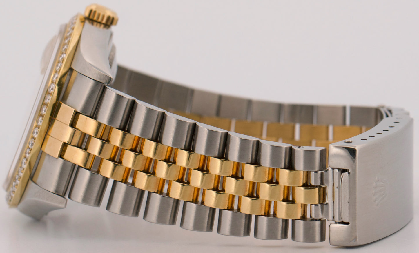 2001 PAPERS Rolex DateJust MOP DIAMOND 18K Steel Gold JUBILEE 36mm 16233 BOX