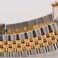 2001 PAPERS Rolex DateJust MOP DIAMOND 18K Steel Gold JUBILEE 36mm 16233 BOX