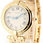 Cartier Panthere Vendome 18k Yellow Gold Silver Roman 30mm 883964 Quartz Watch