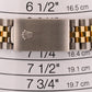 2001 PAPERS Rolex DateJust MOP DIAMOND 18K Steel Gold JUBILEE 36mm 16233 BOX
