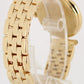Cartier Panthere Vendome 18k Yellow Gold Silver Roman 30mm 883964 Quartz Watch