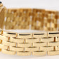 Cartier Panthere Vendome 18k Yellow Gold Silver Roman 30mm 883964 Quartz Watch