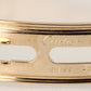 Cartier Panthere Vendome 18k Yellow Gold Silver Roman 30mm 883964 Quartz Watch