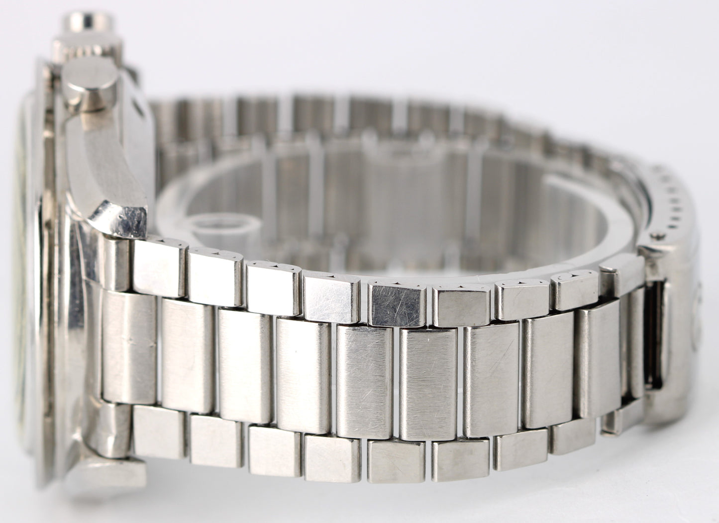 VINTAGE Omega Speedmaster Steel Black 42mm Applied Logo 145.022 MANUAL Watch