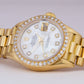 Ladies Rolex DateJust President 26mm MOTHER OF PEARL DIAMOND Yellow Gold 69178