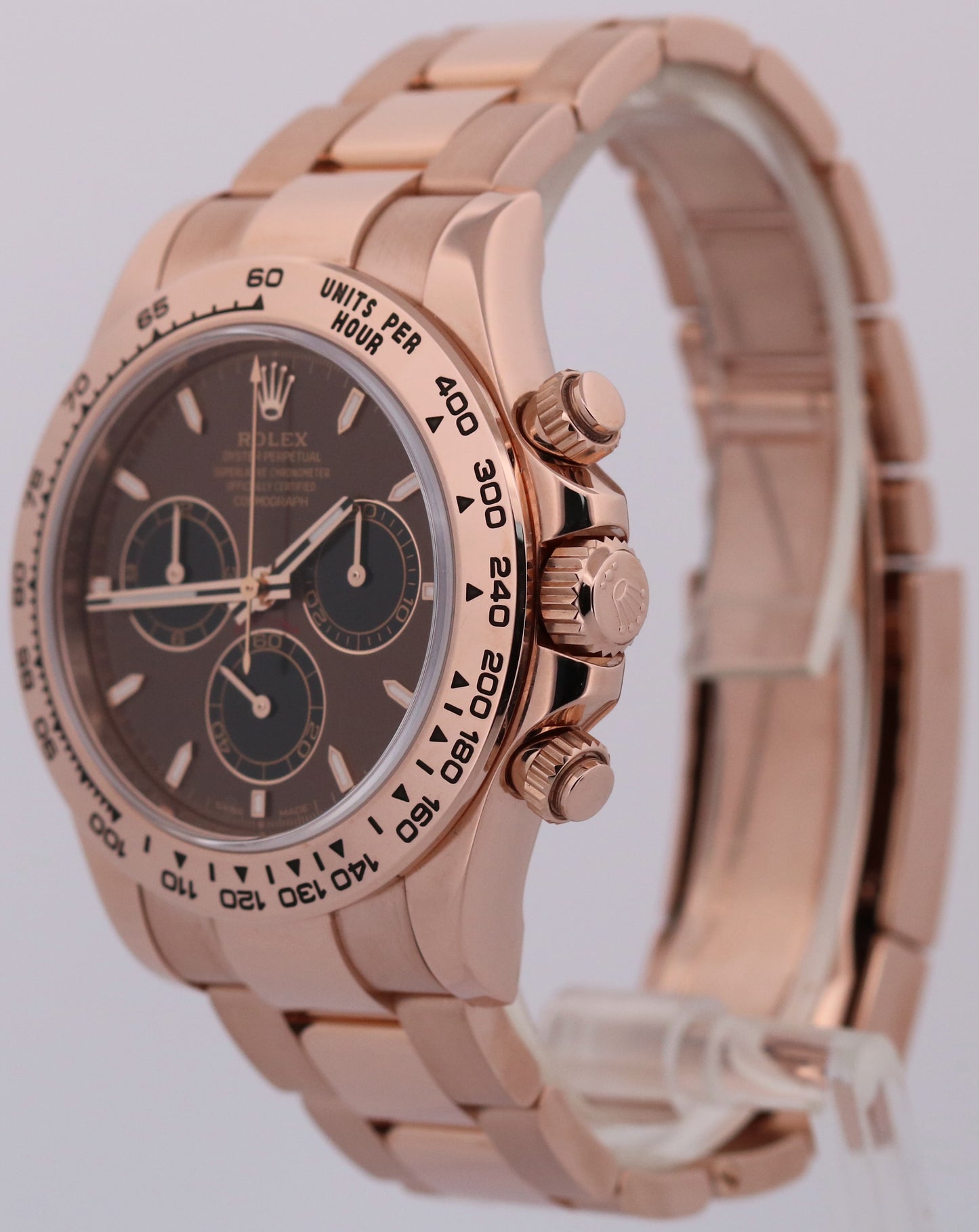 2025 PAPERS Rolex Daytona CHOCOLATE Brown 40mm 18K Rose Gold 40mm 126505 BOX