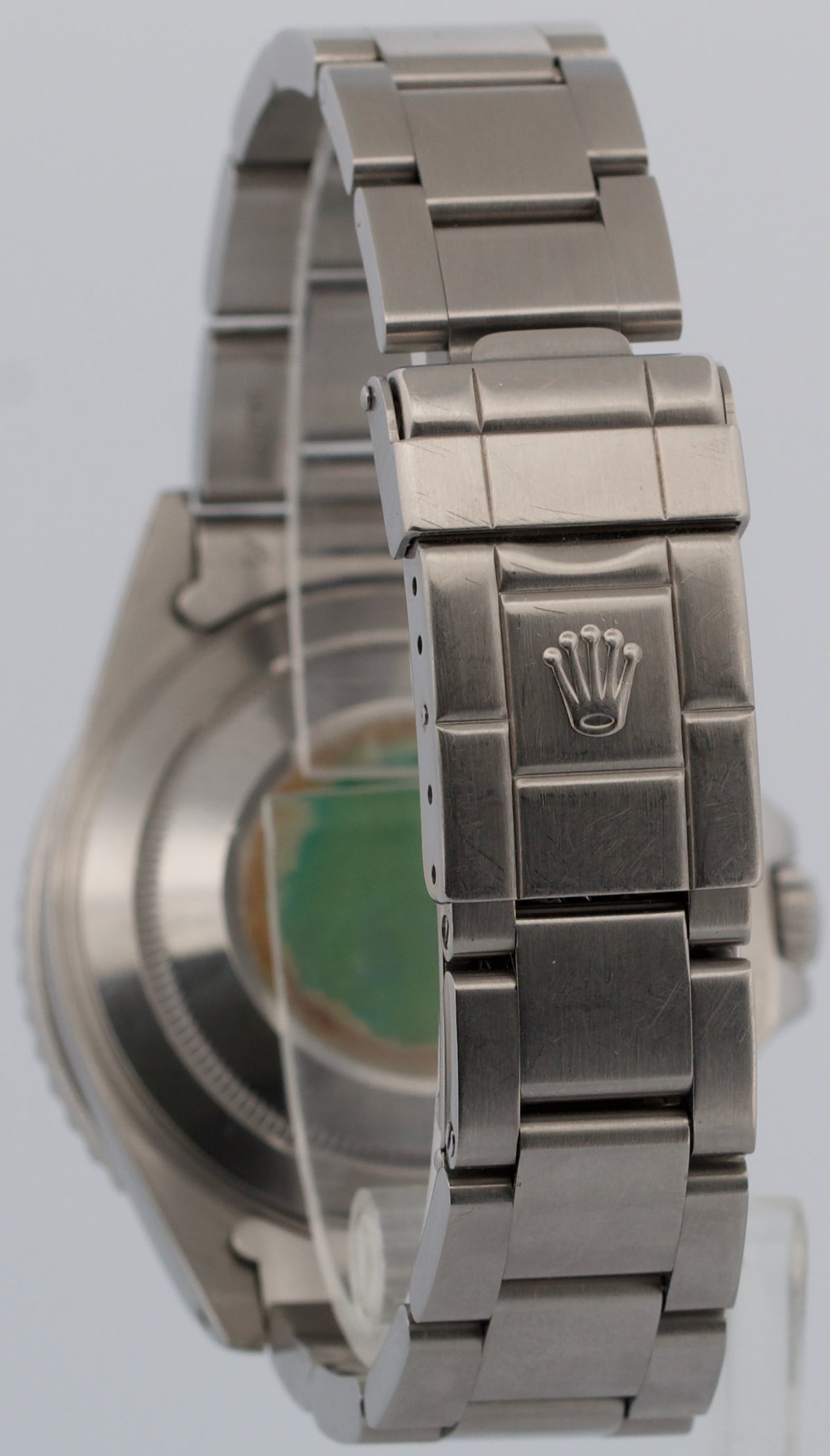 2000 Rolex GMT-Master II 16710 Pepsi Red Blue Steel Swiss Only 40mm Box Papers