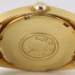 VINTAGE Omega Constellation Day-Date 18k Gold Champagne Linen 35mm 168.029 Watch