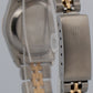 1988 Rolex Oyster Perpetual 67193 Silver Two-Tone 18K Gold Steel 24mm Watch Box