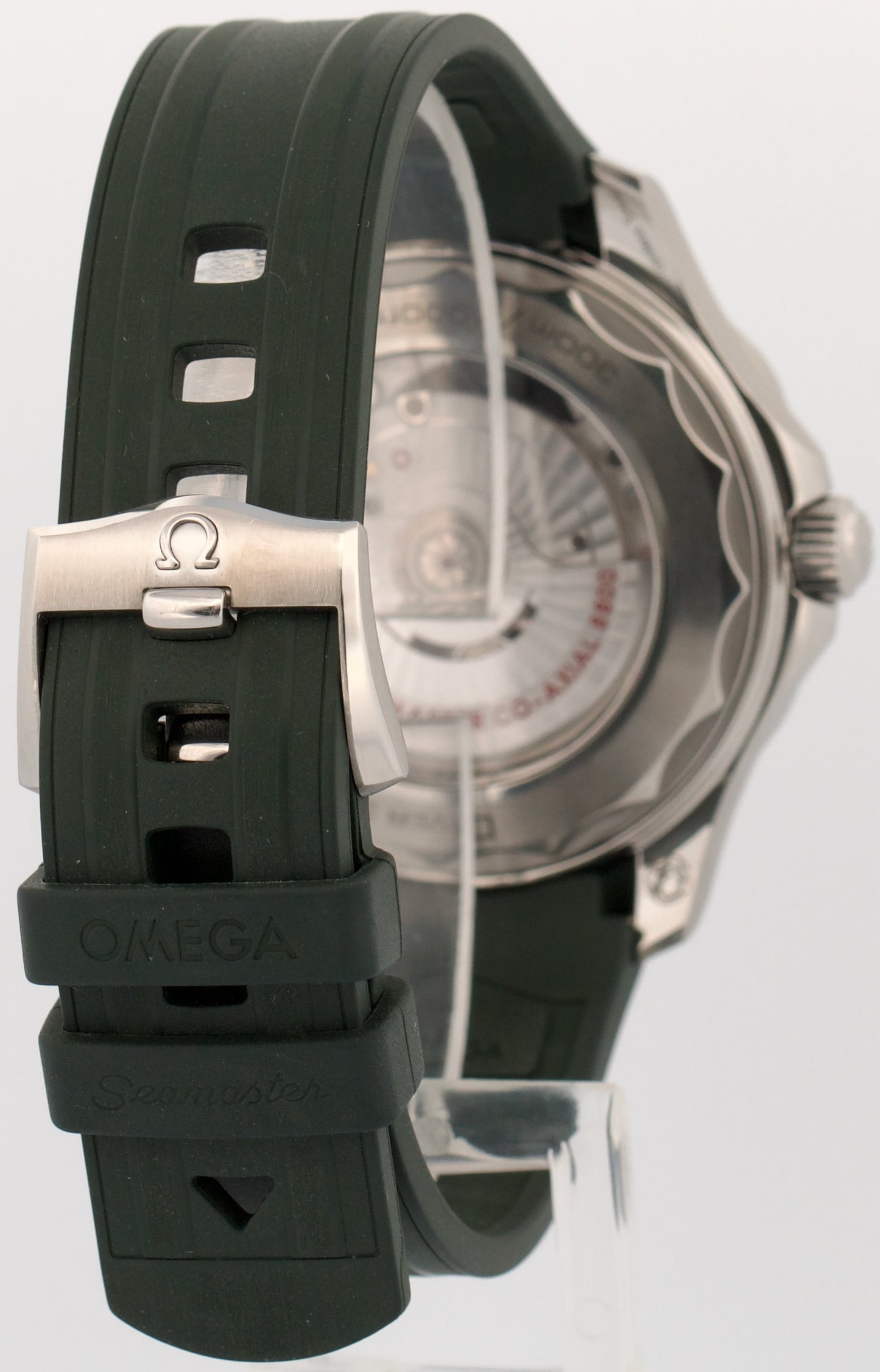 2022 PAPERS Omega Seamaster GREEN WAVE Steel Date 42mm 210.32.42.20.10.001 BOX