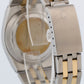 Rolex Oysterquartz DateJust 36mm BLUE Two-Tone 18K Yellow Gold Steel Watch 17013
