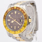 VINTAGE Rolex GMT-Master ROOT BEER Brown Two Tone 18K Gold Stainless Steel 16753