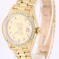 VINTAGE Rolex DateJust President 18k Gold Champagne DIAMOND 26mm 69178 Watch