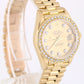 VINTAGE Rolex DateJust President 18k Gold Champagne DIAMOND 26mm 69178 Watch